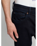 Replay Mens Willibi Regular Slim Fit Jean In Dark Navy