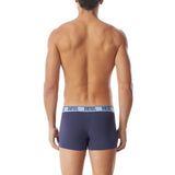 Diesel Mens M-Umbx Damie 2 Pack Boxer Long Shorts in Blue Multi