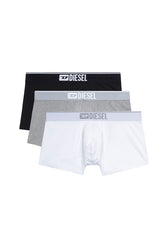 Diesel Mens M Umbx Damien 3 Pack Boxers In Grey Multi