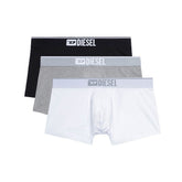 Diesel Mens M Umbx Damien 3 Pack Boxers In Grey Multi