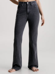 Calvin Klein Authentic Bootcut Jeans In Black