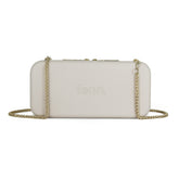Fenn Gold Zip Purse In Champagne