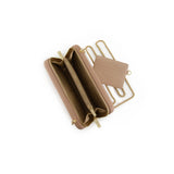 Fenn Wallet In Mocha Gold