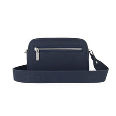 Fenn018-007 Navy Inner Silver Zipper Crossbody