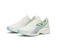 Anta Mens Running Shoes In Beige & Green