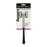 Regent Kitchen Meat Tenderizing Mallet Zinc Alloy In Sliver/Black