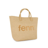 Fenn Wood Coffee Shopping Bag In Light Tan
