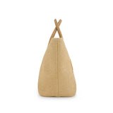 Fenn Wood Coffee Shopping Bag In Light Tan