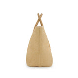Fenn Wood Coffee Shopping Bag In Light Tan