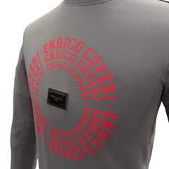 Enrico Coveri Mens 40 Sweatshirt In Dark Grey