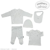 Mother's Choice Unisex Kids Prem 5 Pc Set In White
