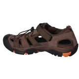 Hi-Tec Mens Reef Strap Sandals Brown & Orange