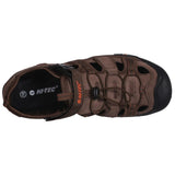 Hi-Tec Mens Reef Strap Sandals Brown & Orange