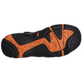 Hi-Tec Mens Reef Strap Sandals Brown & Orange