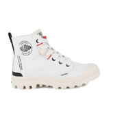 Palladium Mens Pampa Hi Urban Shoes In White
