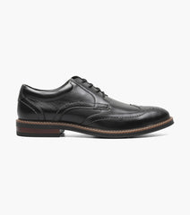 Nunn Bush Mens Calderone Wing Shoes In Black
