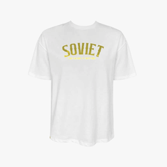 Soviet Mens Revive Fashion T-Shirt In White