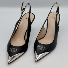 Nº21 Toe Slingback Pumps 23Ecpxnv15005 Black
