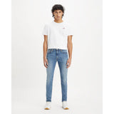 Levis Mens Fly Amanita Skinny Jeans In Light Blue