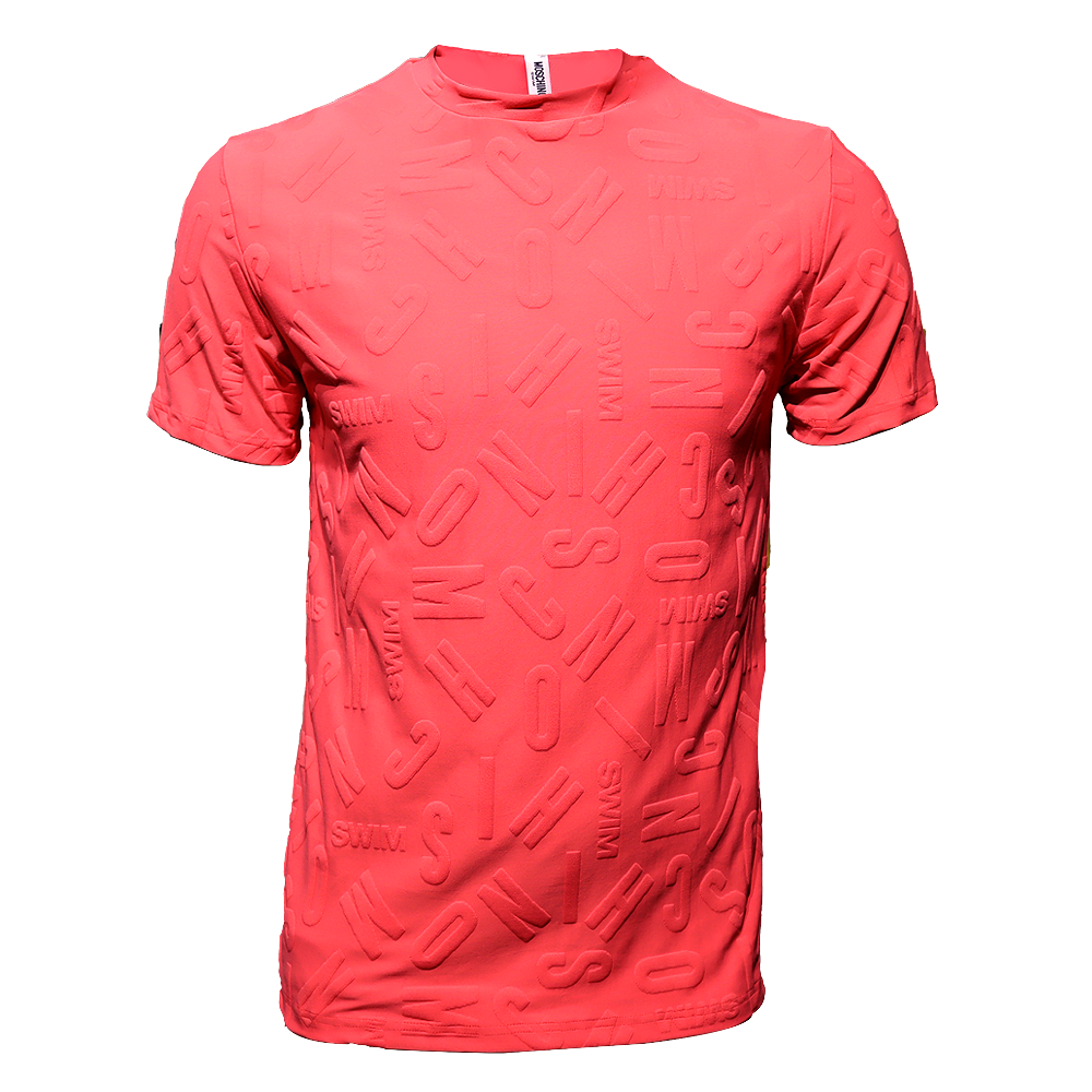Moschino t shirt with embossed letters in orange availabe online and instore at sedgars South Africa