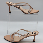 Nº21 Crossover-Strap Mules 23Ecpxnv15071 Powder
