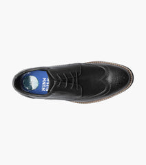 Nunn Bush Mens Calderone Wing Shoes In Black