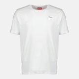 Diesel Mens T-Ajust-Met Regular T-Shirt In White