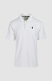 Pringle Mens Austyn Pique Golfer In White