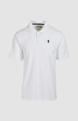 Pringle Mens Austyn Pique Golfer In White