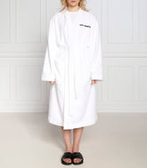 Karl Lagerfeld Womens Ikonik 2.0 Bathrobe In White