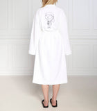 Karl Lagerfeld Womens Ikonik 2.0 Bathrobe In White
