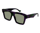 Gucci Mens Sunglasses In Havana Purple