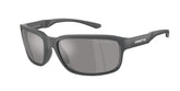 Arnette Mens Performance Wrap Polarized Sunglasses In Grey