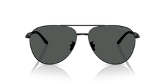 Giorgio Armani Unisex Aviator Sunglasses In Black