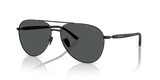 Giorgio Armani Unisex Aviator Sunglasses In Black