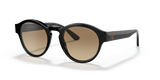 Giorgio Armani Womens Wayfarer Sunglasses In Black