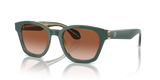 Giorgio Armani Womens Wayfarer Sunglasses In Green