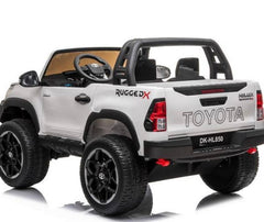 Electric Ride On Toyota Hilux Play Car In White