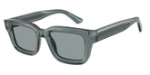 Emporio Armani Mens Sunglasses In Transparent Gray