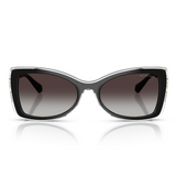 Michael Kors Womens Malaga Sunglasses In Black/Light Grey