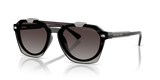 Michael Kors Mens Geometric Clip-On Sunglasses In Black