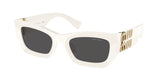 Miu Miu Womens Sunglasses In White