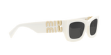 Miu Miu Womens Sunglasses In White
