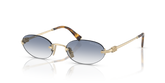 Miu Miu Womens Sunglasses In Gold