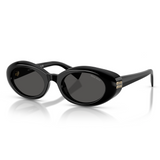 Miu Miu Irregular Unisex Sunglasses In Black