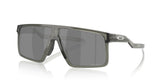 Oakley Mens Heliux Shield Sunglasses In Transparent Grey