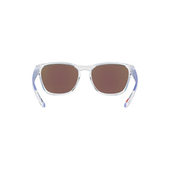 Oakley Manoburn Blue Lens Unisex Sunglasses In Clear