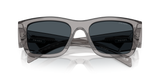Prada Mens Sunglasses In Transparent Grey