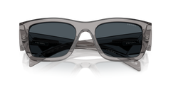 Prada Mens Sunglasses In Transparent Grey