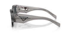 Prada Mens Sunglasses In Transparent Grey